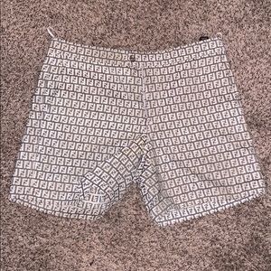 Fendi Zucca Shorts